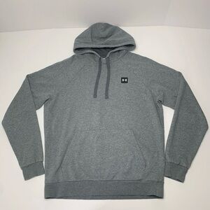 Under Armour Hoodie Gray ColdGear Pullover Sweatshirt Athletic Mens Size Medium